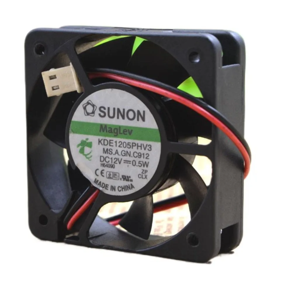 KDE1205PHV3 50mm Fan for SUNON 5015 5CM Magnetic Silent Fan 0.5W