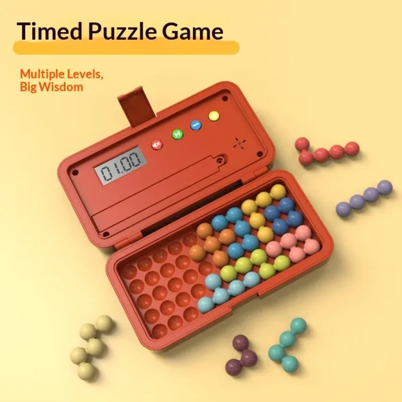 Children's Logical Thinking Toy Brain Teaser Magic Puzzle Pyramid Puzzle Set for Big Challenges