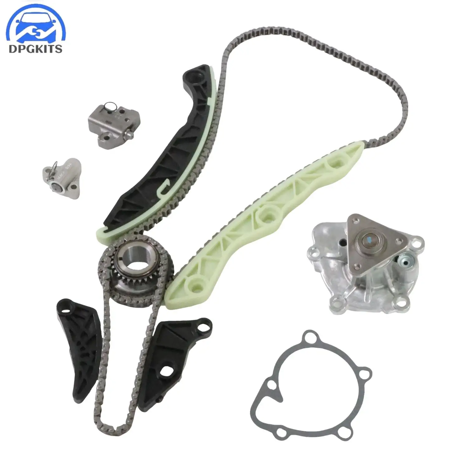 

DPGKITS Timing Chain Kit Water Pump For 2011-2010 Chrysler Sebring 2009-13 Dodge Journey DOHC 2.4L Engine Car Accessories