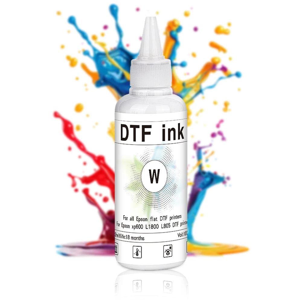 Winnerjet DTF Ink 100ml /Bottle For Epson DX5 DX7 4720 5113 XP600 Printhead L1800 1390 L1800 L805 DTF Printer