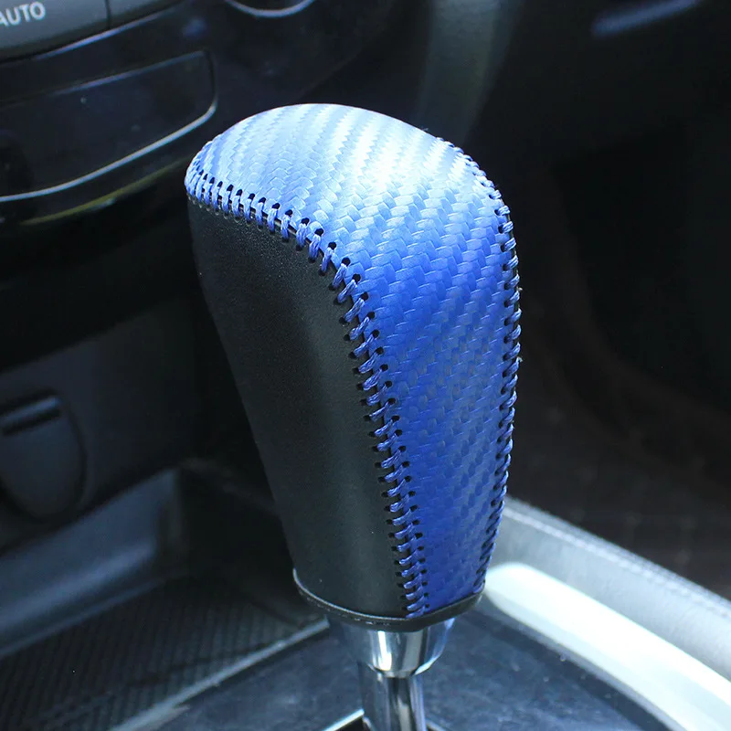 Gear Cover For Nissan X-TRAIL Qashqai Murano Rod Protective Cover Gear Cover Carbon Fiber Leather Available Colors