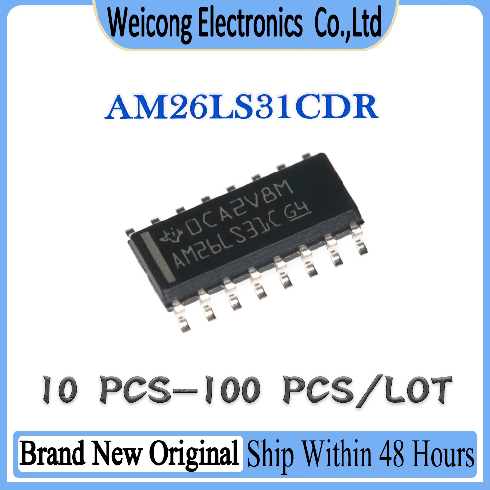 100% Brand New Original AM26LS31CDR AM26LS31CD AM26LS31C AM26LS31 AM26LS AM26L AM26 IC Chip SOP-16