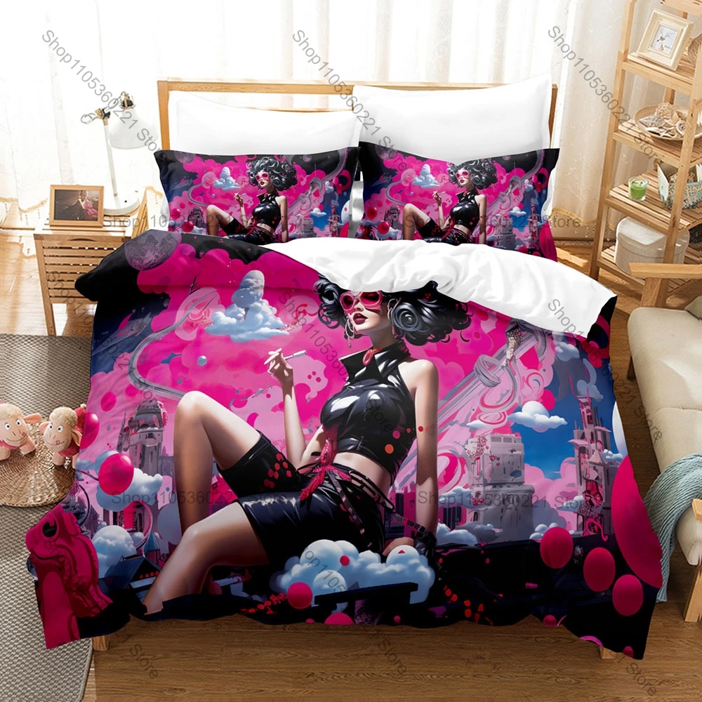 Classic Konami Survival Game Lost in Blue Keith Skye Tropical Island Craft Bedding Set 1 Duvet Cover + 2 Pillowcases Print Game