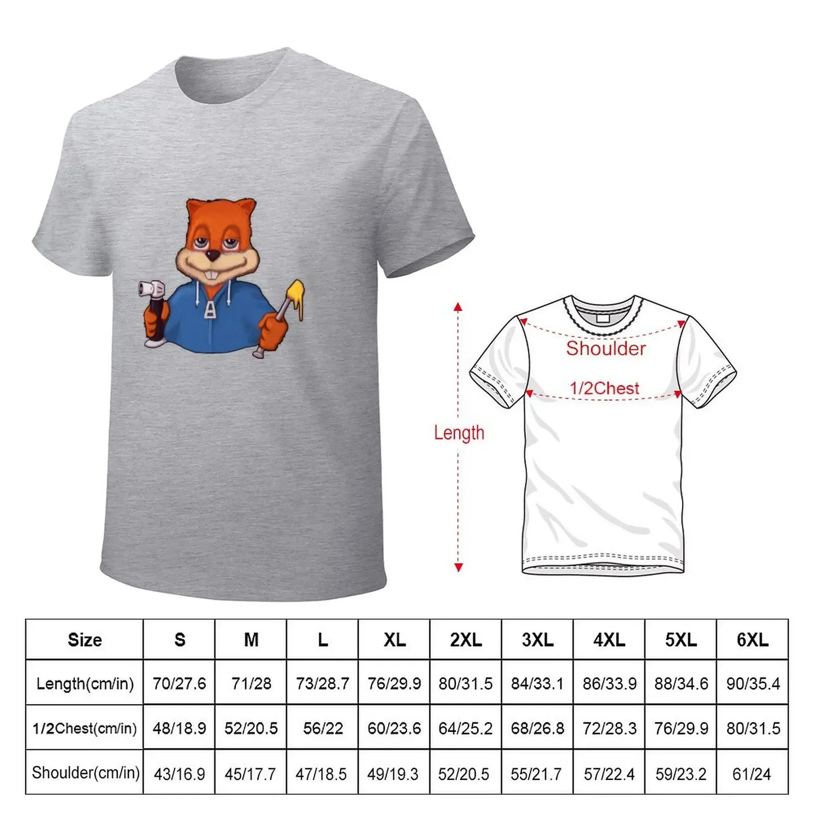 Squirrel Dab (No Text) T-Shirt tees sweat Aesthetic clothing cute tops t shirts for men cotton