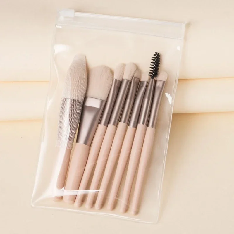 8pcs Make Up Brushes Set Cosmetic Powder Eye Shadow Foundation Blush Blending Concealer Professional Beauty Make Up Tool