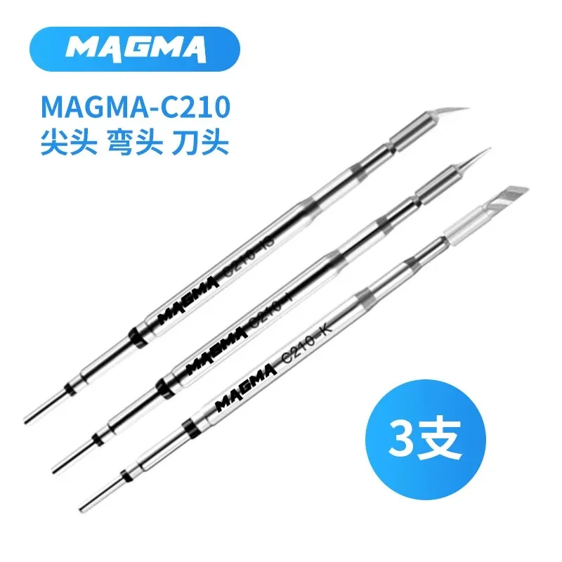 MAGMA C115/C210 Soldering Tips High Heat Conduction Replacement Tips for Station Precision SMD Soldering