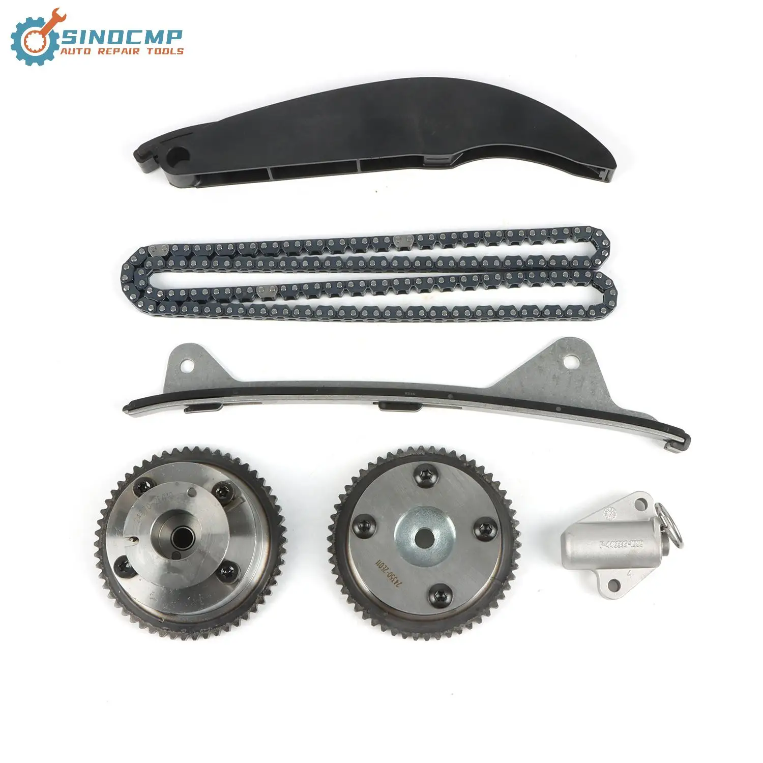 

Timing Chain Kit & VVT Camshaft 243212E010 244102E000 243202E000 For Hyundai Kia Elantra Kona Soul Forte Cerato Tucson G4NA 2.0L