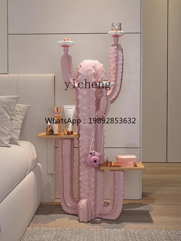 Cactus Large Floor Ornaments Sofa Tray Storage Hallway Coat Rack Decorations
