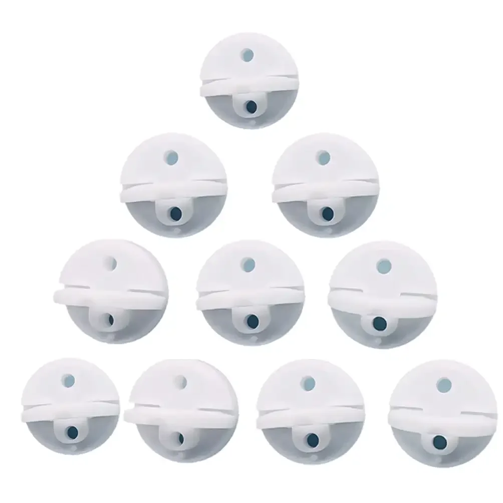 White Electrical Safety Socket Protective Cover Baby Care Safe Guard Protection Children Anti Electric Shock Rotate Protector