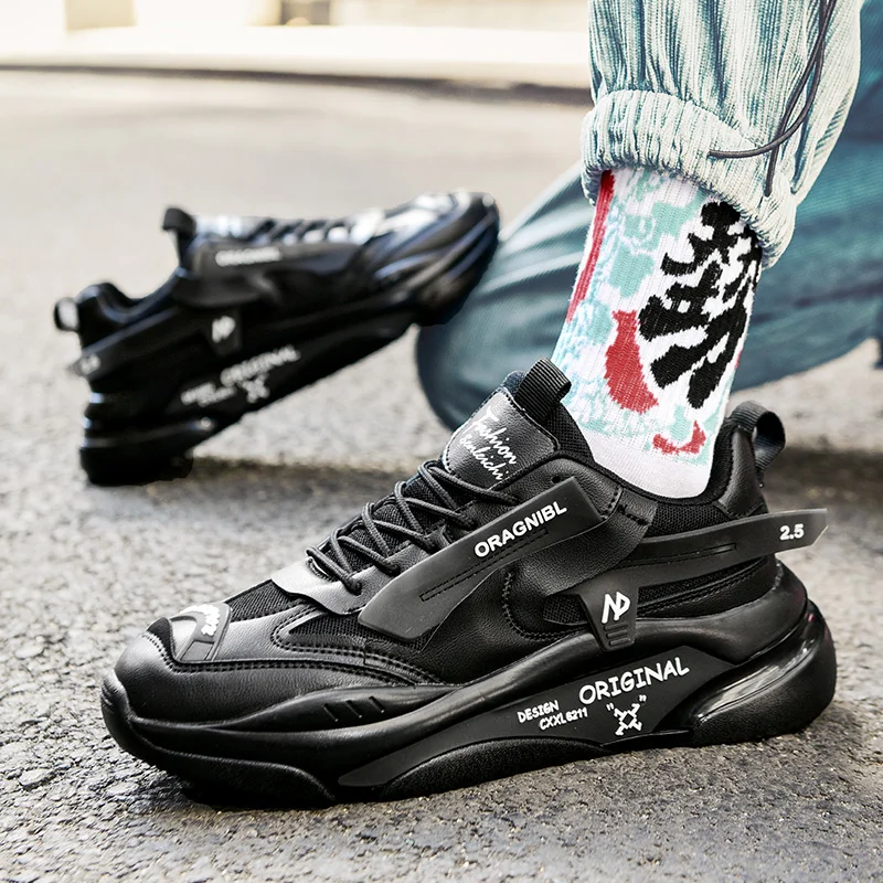 

Новинка 2024, мужская повседневная обувь, прогулочная обувь, кроссовки для прогулок, элегантная, легкая, нескользящая, с мягкой подкладкой, в уличном стиле, нескользящая