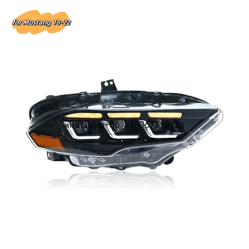 MRD Fit for Ford Mustang 2015-2022 LED Headlights Modified CAR LED Headlamp Assembly New Arrival Car Lights