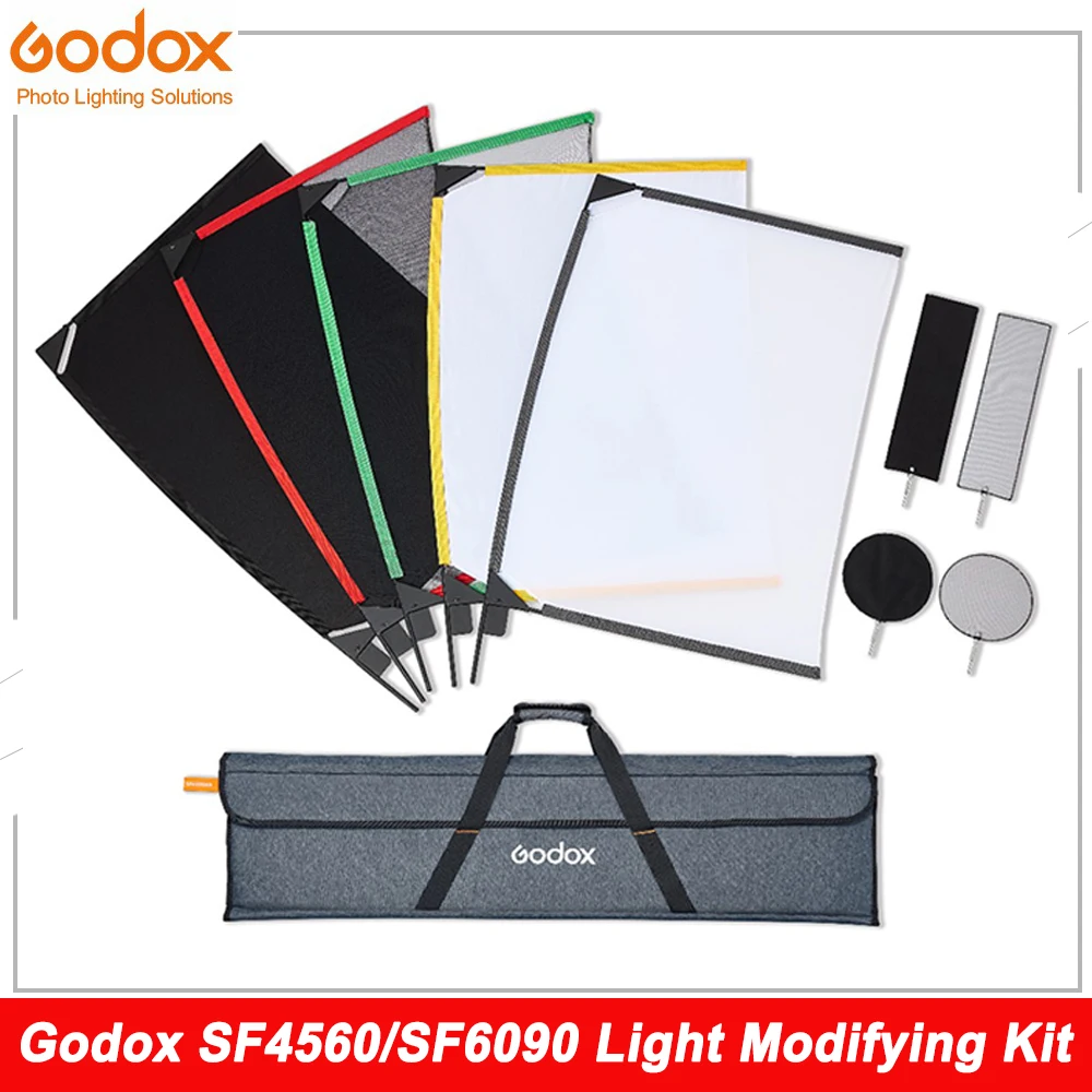 Godox SF4560 SF6090 Scrim Flag Kit Portable Light Modifying Kit for Photography, Videography, and film-making