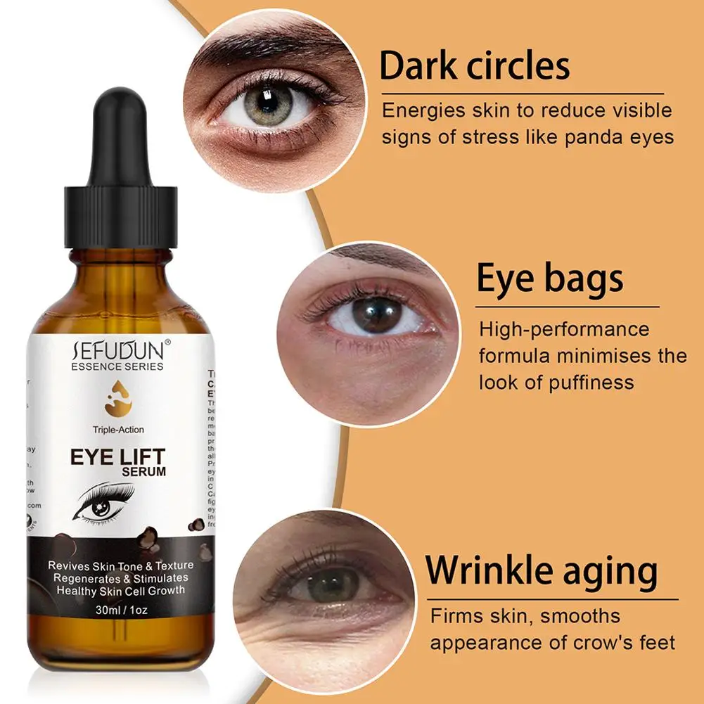 2pcs Moisturizing Eye Serum Replenishes Moisture, Removes Wrinkles, Relieves Dryness, Tightens The Corners Of The Eyes