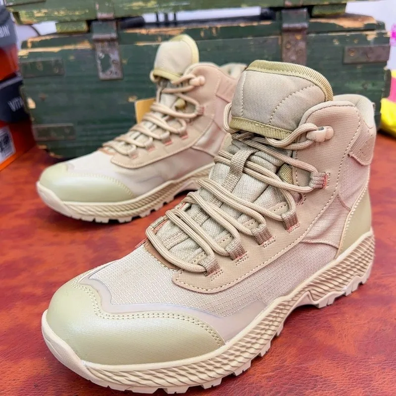 

2025 Новая походная обувь для мужчин, роскошные брендовые уличные мужские ботинки, Нескользящая треккинговая обувь, мужская дизайнерская горная обувь