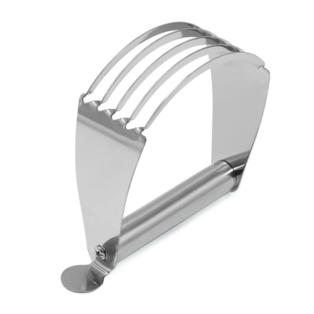 

Stainless Steel Dough Blender Pastry Cutter Rust Resistant Thick Blades Ingredients Rocking Motion Design Kitchen