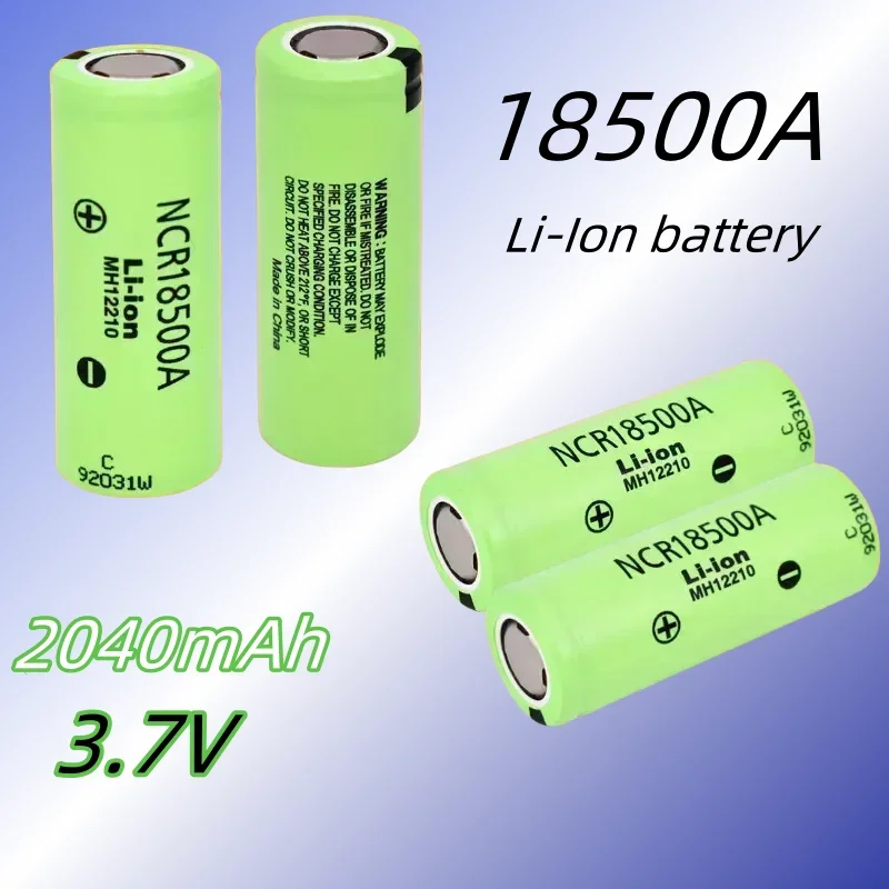 2024  high-quality 18500 3.7V 2040mAh 100% original NCR18500A  toy flashlight and other batteries