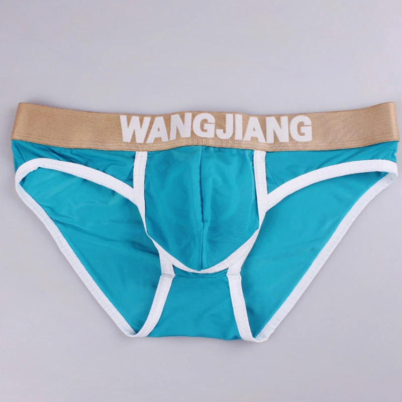 Men Underwear Sexy Bulge Open Front Large Pouch Panties Penis Hole Underpants Male Lingerie Cool Ice Silk Seamless Brief Hombre