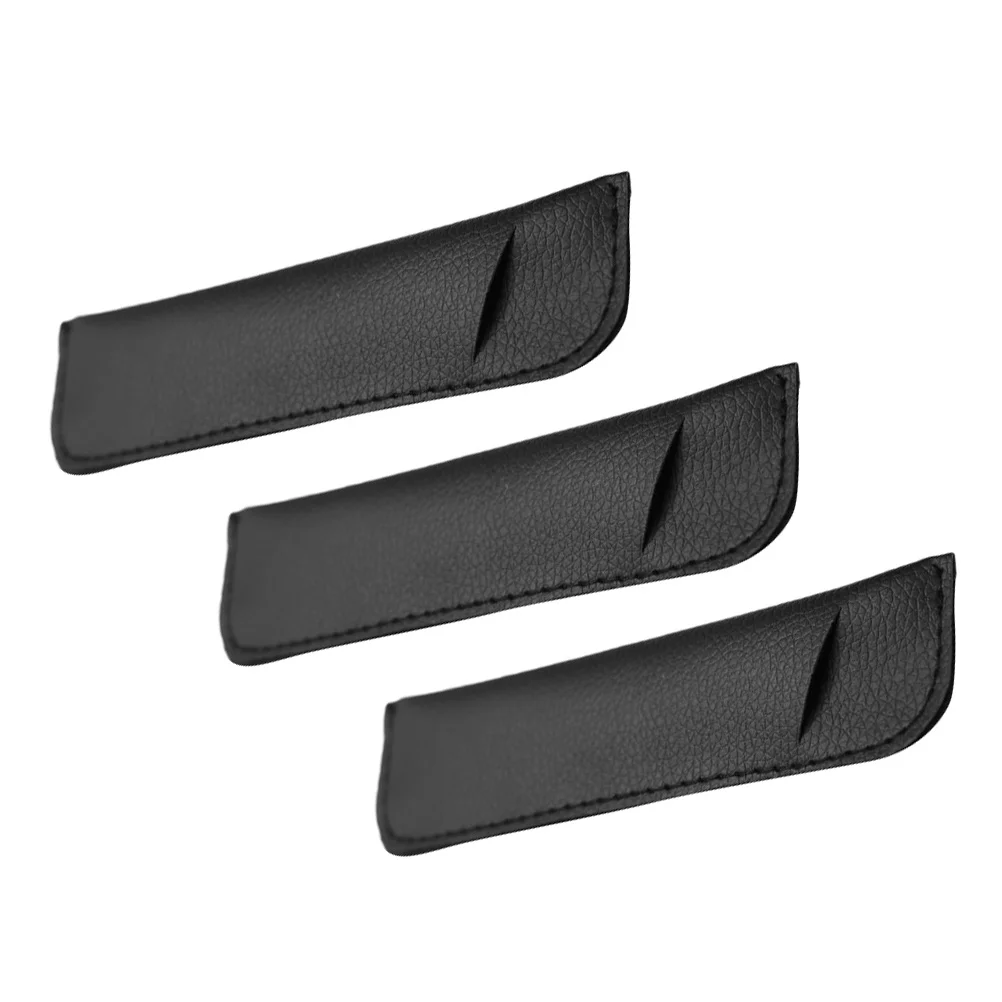 3 Pcs Tuning Fork Set PU Covers Safe Accessories Dedicated Storage Bags Protective Pouches Music Instrument Supplies