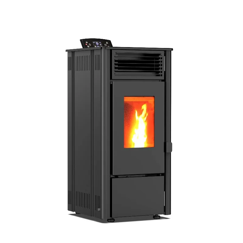 

KM0805A Cheap Easy-to-Use Automatic Feeding Wifi Pellet Stove Pellet Fireplace Heater With Remote Control