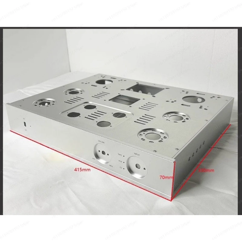 Push-pull Chassis Aluminum Alloy Power  Front Stage Box Fever Audio DIY Chassis All-aluminum Chassis Customized