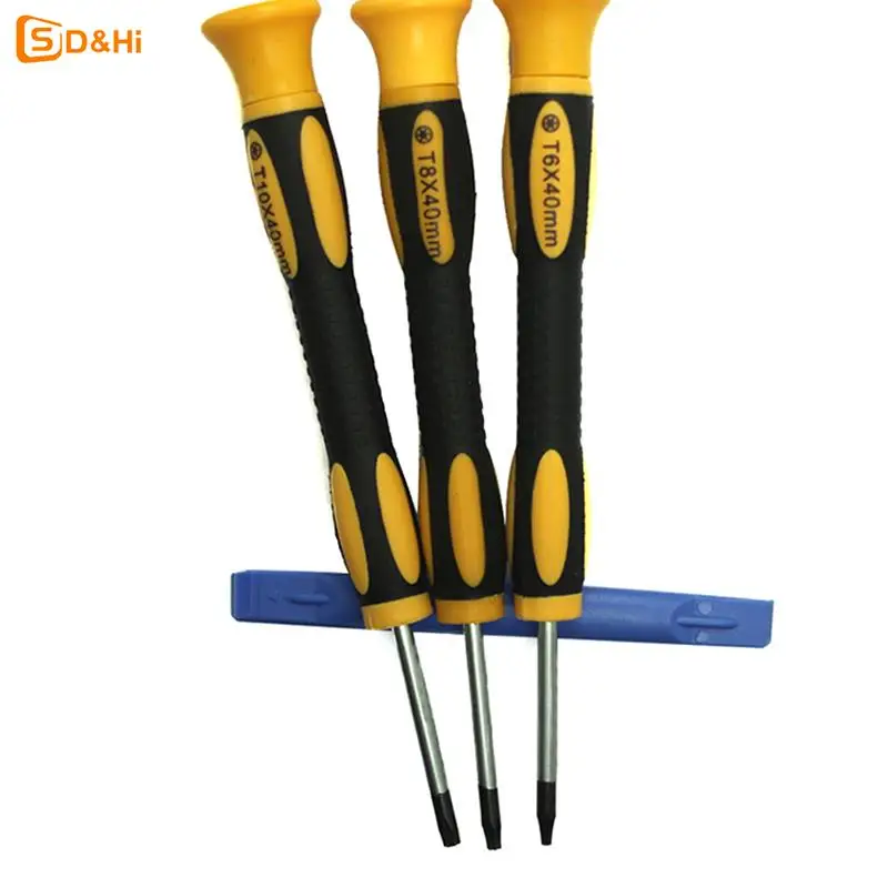 T6 T8H T10H Screwdriver Tool Kit with Prying Tool and Cleaning Brush Repair PS3 PS4 Controller