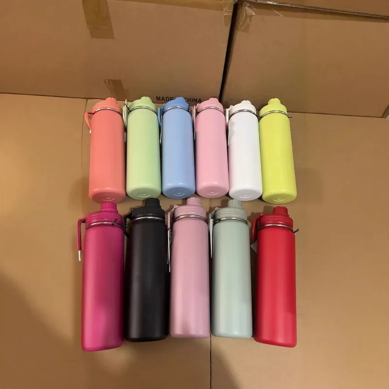 

304 stainless steel insulated cup 24OZ large capacity outdoor sports, fitness, yoga water cup