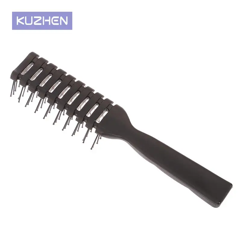 

1pc Ribbed Comb for Men Boy Fluffy Hair Brush Salon Hairdressing Comb Massage Ribs Hair Comb Scalp Barber Hair Styling Hair Comb