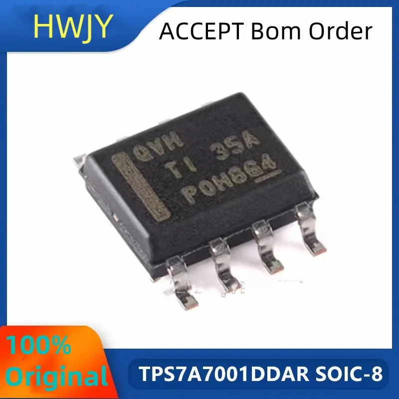 5Pcs 100% New Original  TPS7A7002DDAR SJA TPS7A7001DDAR QVH TPS7A6950QDRQ1 6950 TPS7A6933QDRQ1 6933 SOP8