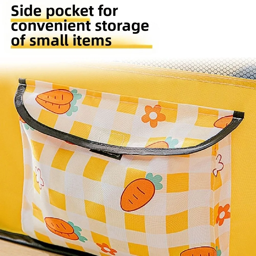 

Comfortable Portable Pet Playpen Collapsible Breathable Folding Pet Cage 300D Oxford Cloth Removable Cat Delivery Room Outdoor