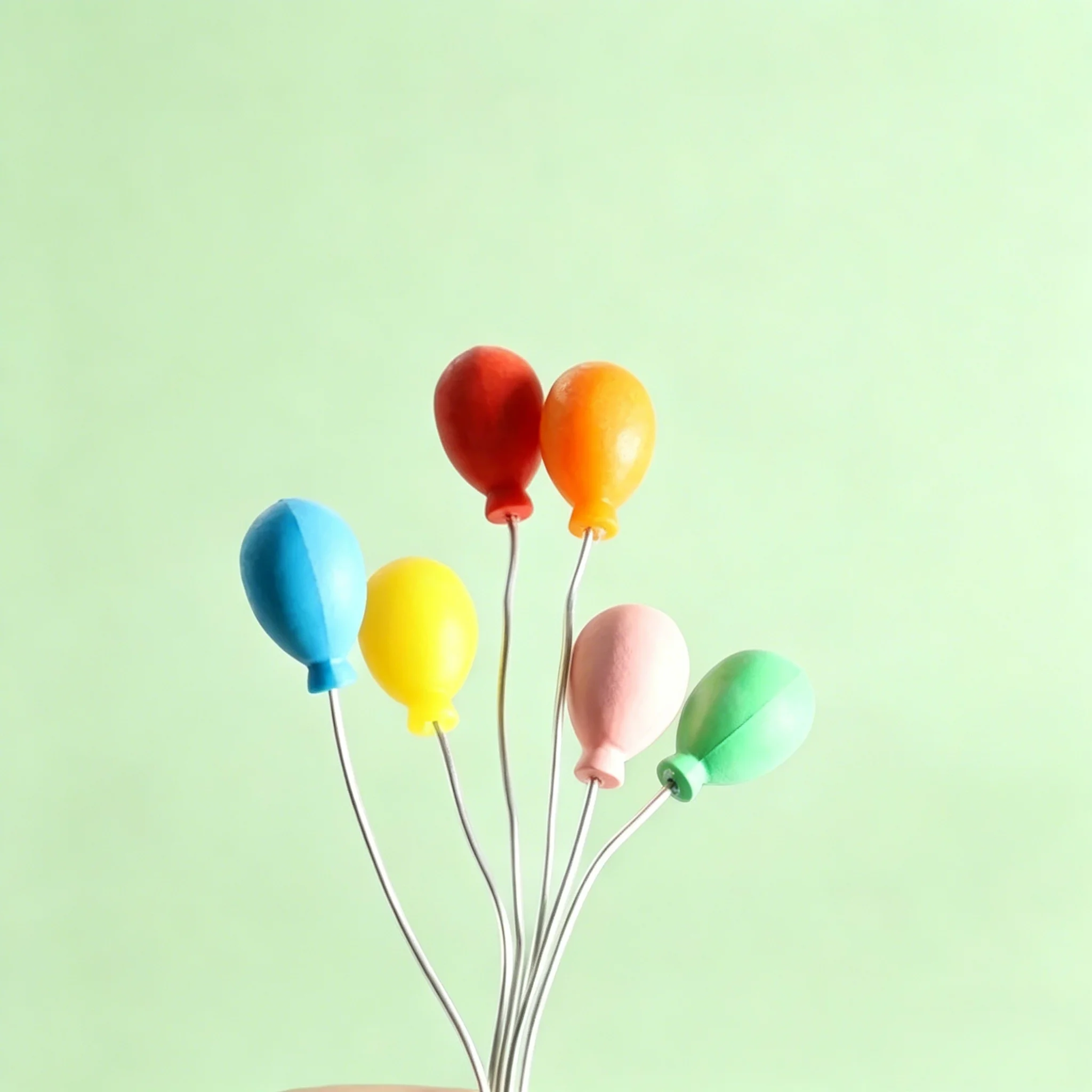 Smart Garden Diy - 6 figurines de ballons miniatures mignonnes,