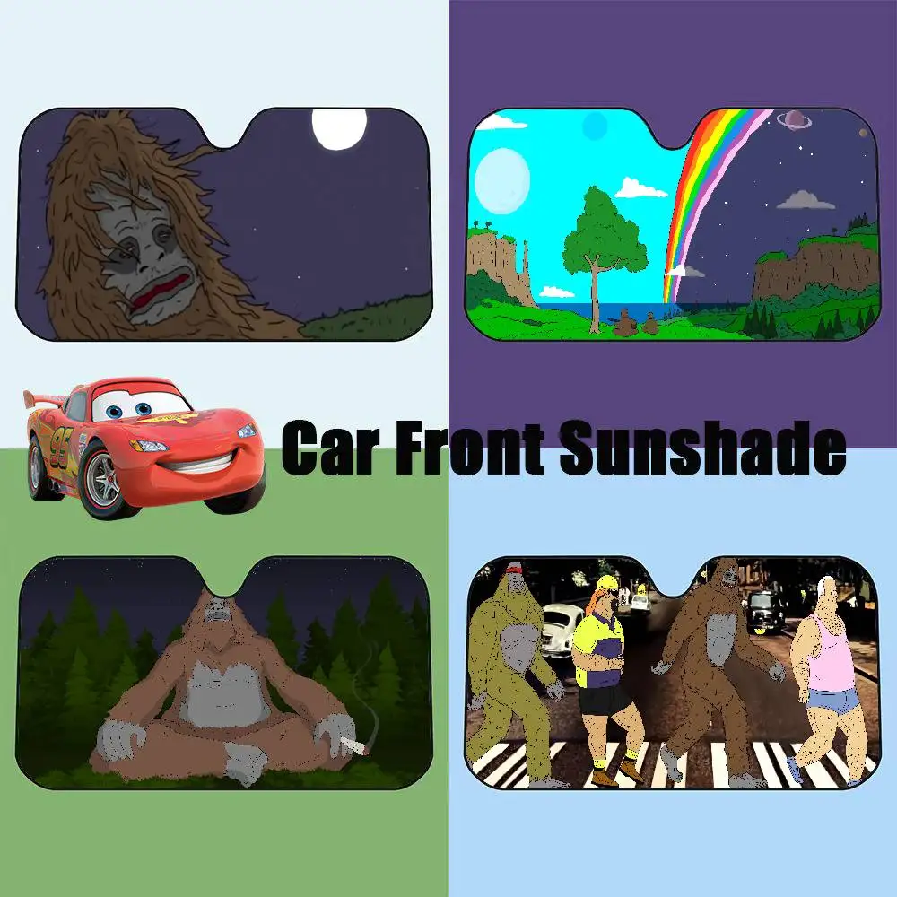 

Автомобильный солнцезащитный козырек The Big Lez Show, автомобильный солнцезащитный козырек, защита переднего лобового стекла, складной солнцезащитный козырек, устойчивый к ультрафиолетовому излучению, автомобильные аксессуары