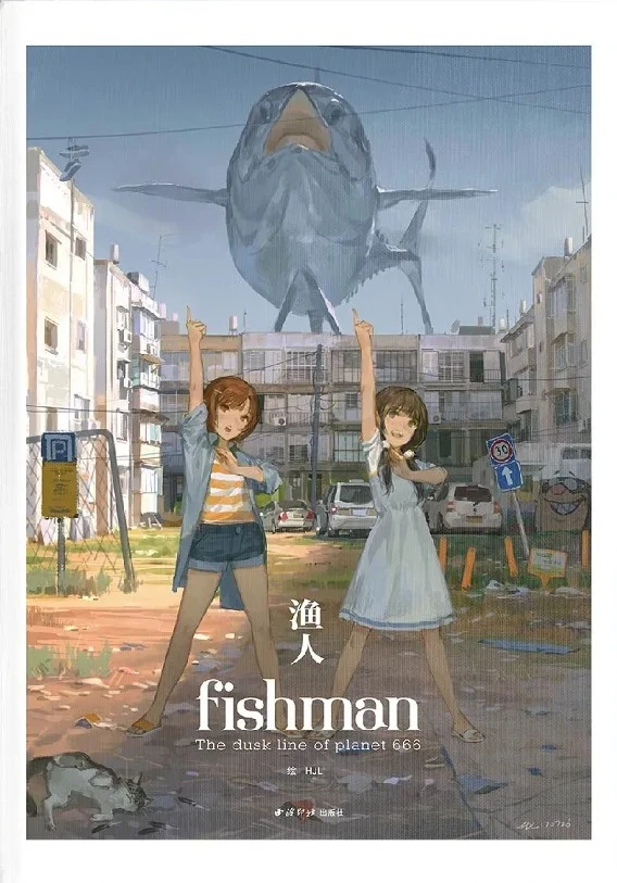 Fisherman HJL Personal Original Illustration Collection Summer Seaside Fresh Girls 1
