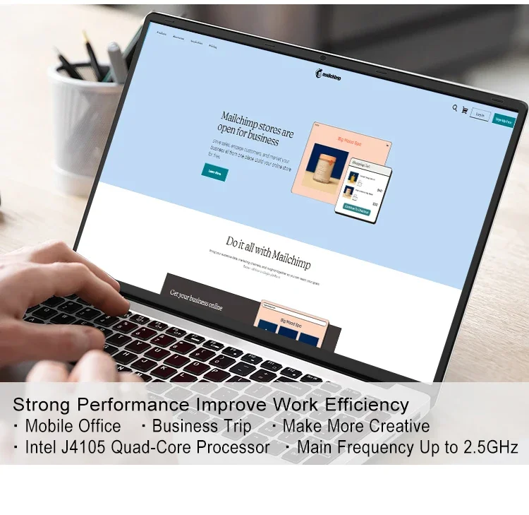 15.6インチクアッドコアビジネスノートブック,i7,j4125,j4105,n5095,n5100