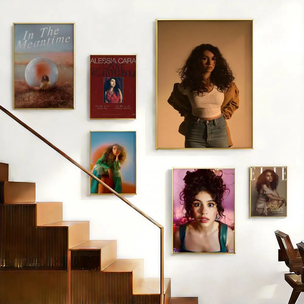 Popular Singer Alessia Cara Poster HD Self-Adhesive No Residue After Removal Ideal for All Kinds of Wall Decor