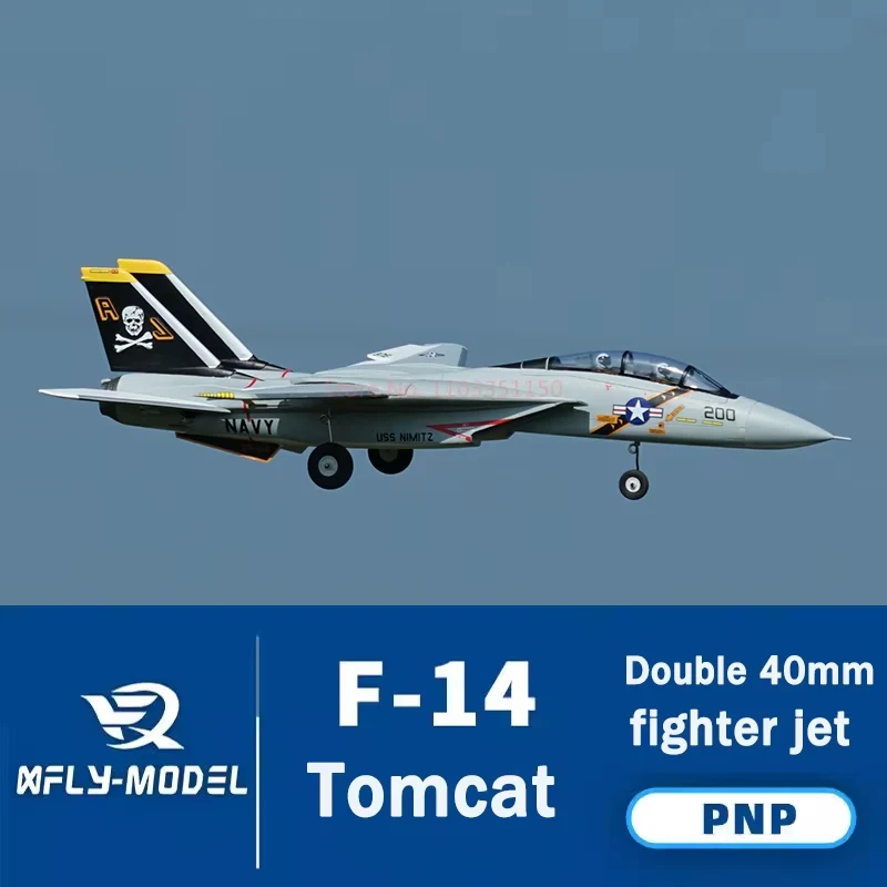 

F14 Tomcat 40 мм радиоуправляемый самолет с двойным двигателем, переменное крыло, модель военного самолета высокой ловкости PNP