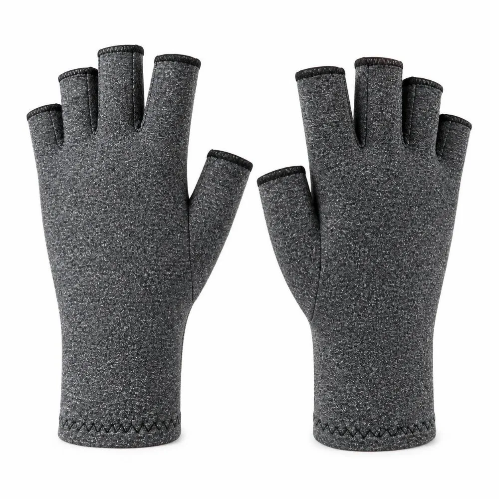 2 Pairs Convenient 2 Pairs Hand Gloves Fingerless Cotton Hand Wraps Skin-friendly Soft Handwear Accessories Women