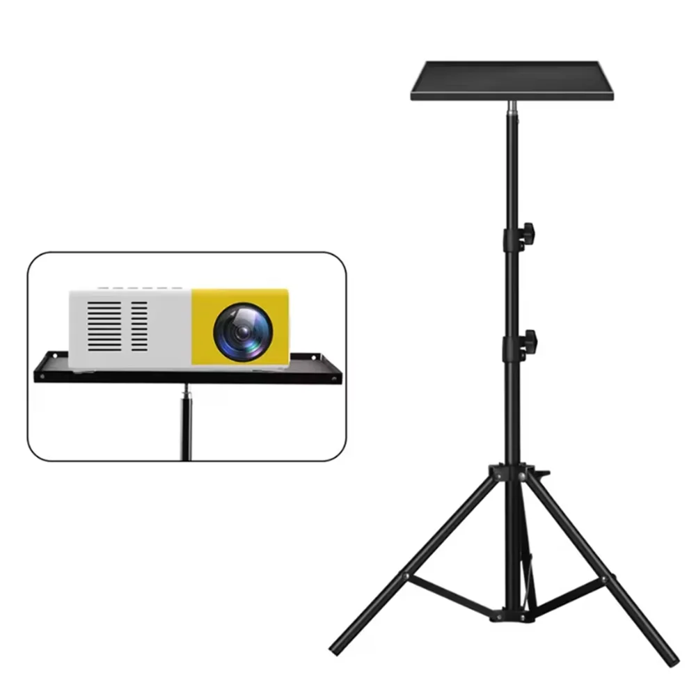 

Adjustable Universal Projector Tray Stand Desktop Laptop Holder Telescopic Live Broadcast Tripod Camera Support for Streaming