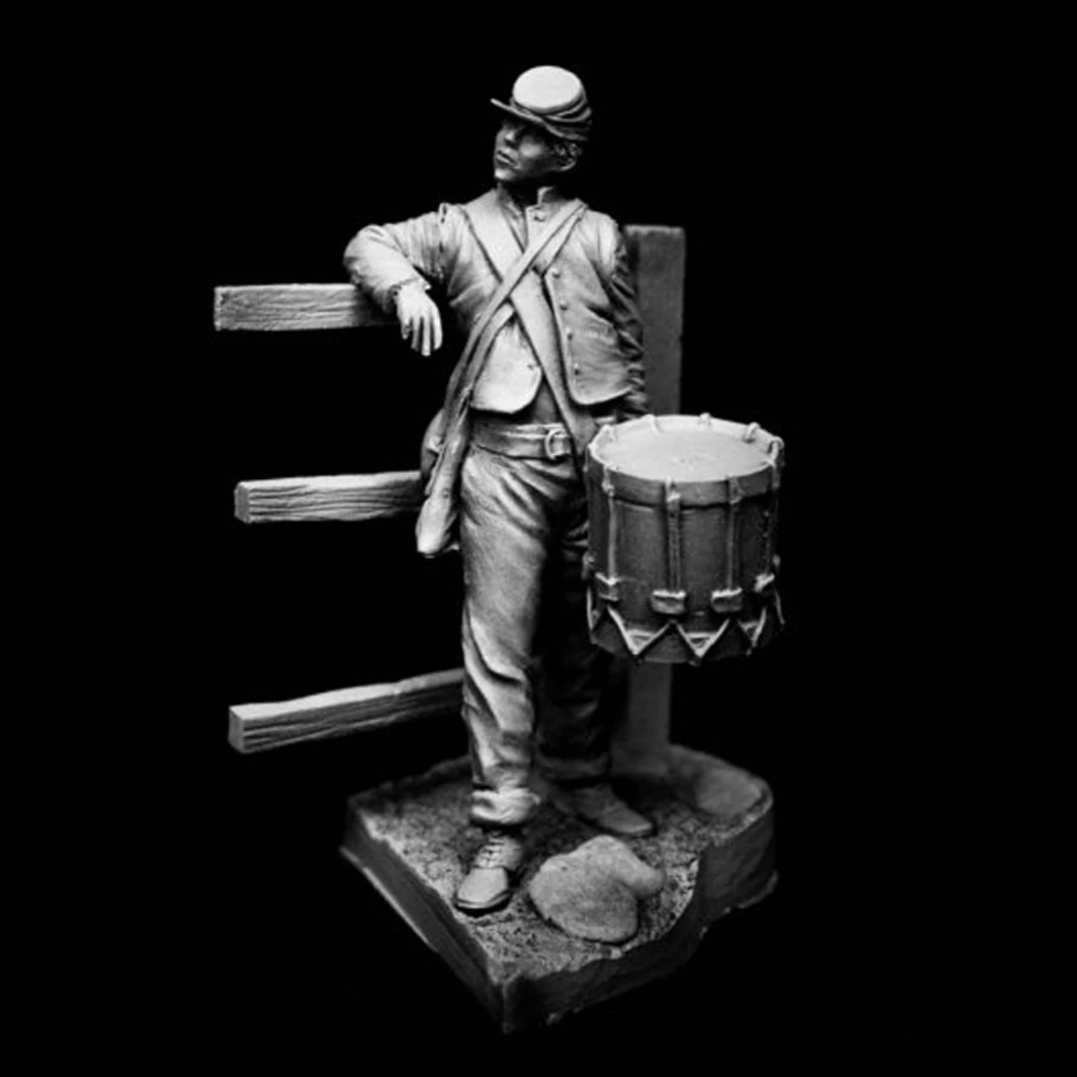 modelo-de-soldado-em-resina-1-24-gk-american-drummer-boy-kit-diy-desmontado-e-sem-pintura-888r