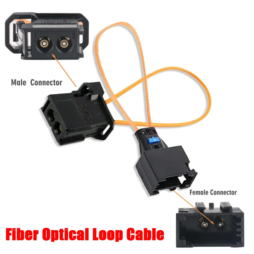 

Fiber Optical Loop Cable Bypass Connector Most Fiber Loop Cable Female Male Cable for BMW for Au-di for Benz Auto Tool