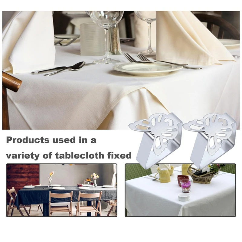 Table Cloth Clip Stainless Steel Outdoor Tablecloth Clip Clamp For Fixing Thick And Thin Tablecloth