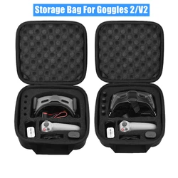 For Goggles 2/V2 /INTEGRA Storage Bag Portable Nylon Handbag Carrying Case Travel for DJI AVATA Glasses Accessories