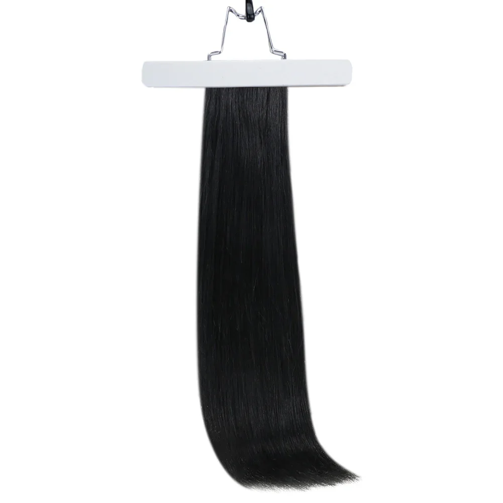 Laavoo remy trama extensões de cabelo humano 100% real em linha reta natural cabelo brasileiro cor pura 14-24 polegada costurar em trama cabelo humano