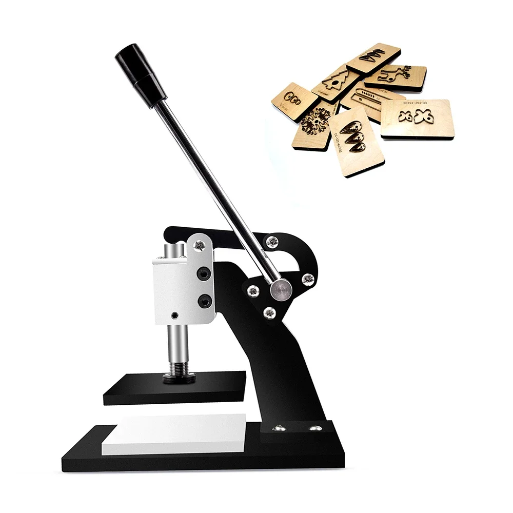 90x130MM Maszyna do wycinania skóry Prasa ręczna Próbkowanie Narzędzie do wykrawania Papier fotograficzny Arkusz PVC/EVA Przecinarka do form 0,8T Siła