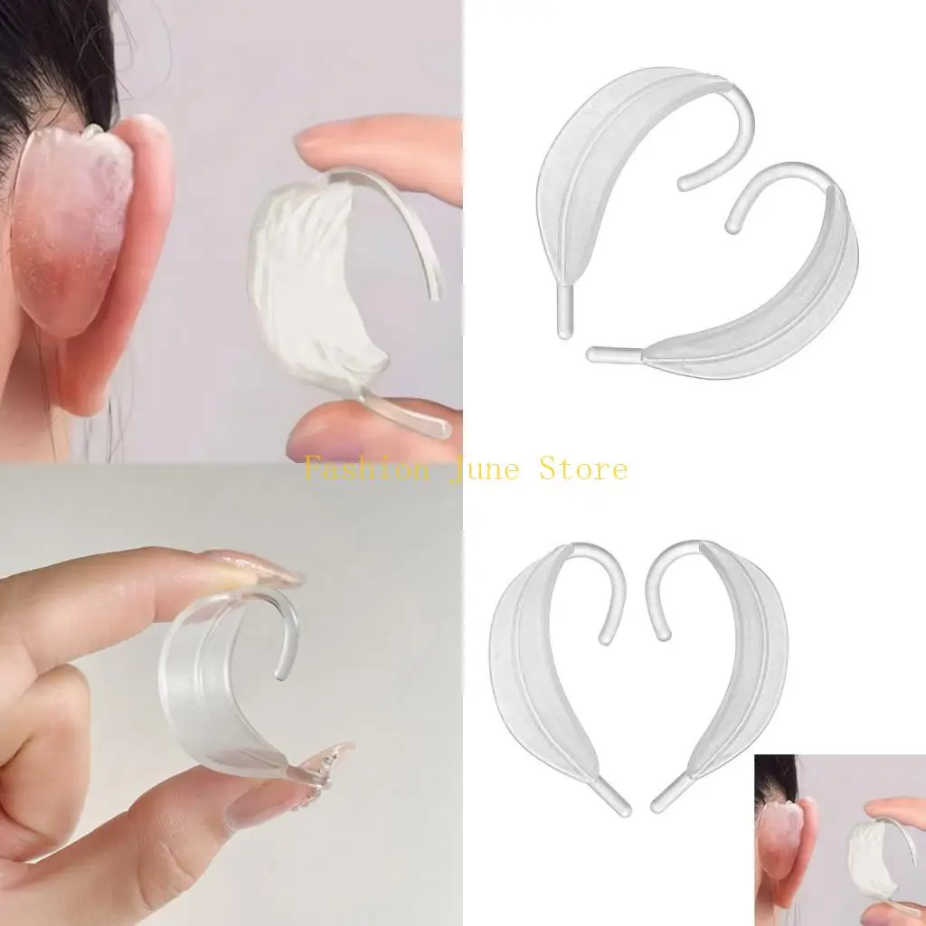 

N5KA Аксессуары для ушей Гибкие манжеты для ушей Удобные вешалки для ушей Акриловая текстура