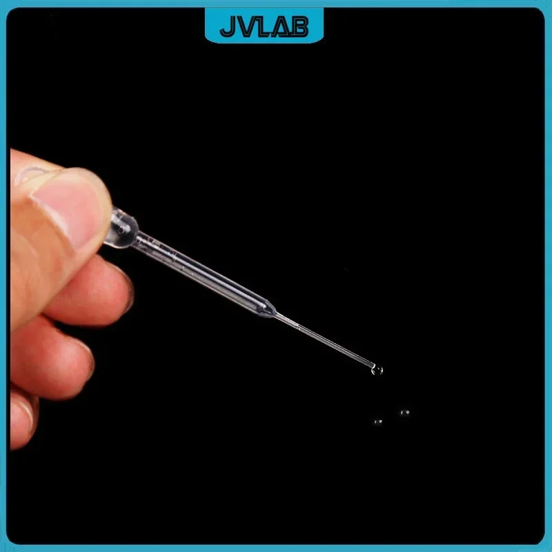 Drawing Straw Pasteur Pipette For Kit Detection Plastic Pipette Microtube Plastic Straw Fine Tip 5ul 10ul  20ul Pack of 400