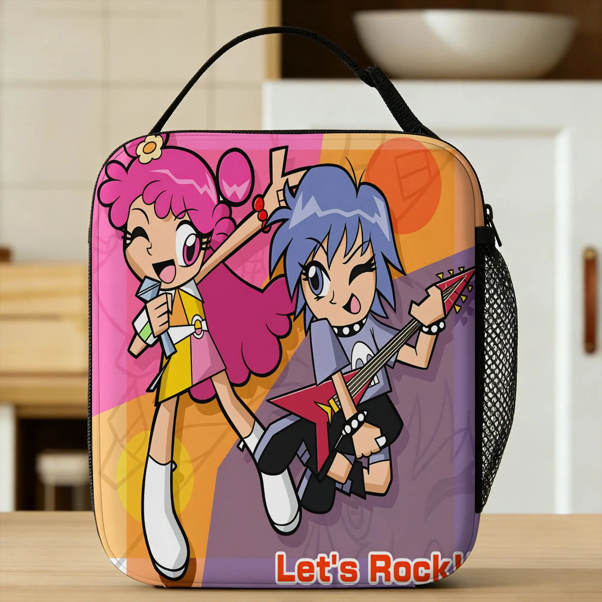 Hi Hi Puffy AmiYumi Lunch Bag For Adult  Designer Lunch Box Cute School Cooler Bag Convenient Waterproof Thermal Tote Handbags