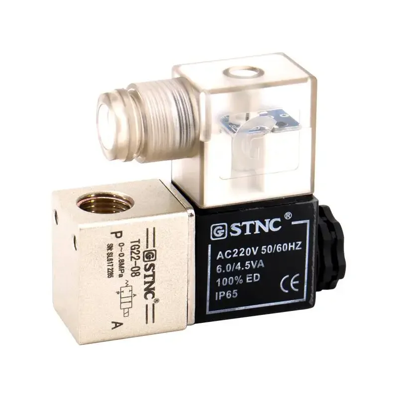 

One in and one out solenoid valve Two position two way change solenoid valve 2V025-08