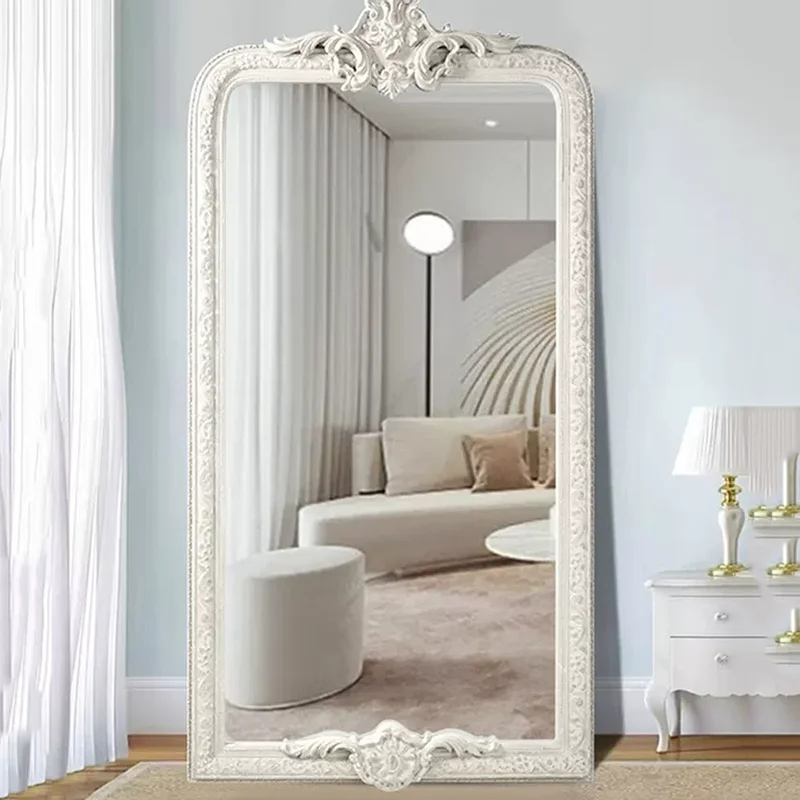 Floor Moving Mirror Living Room Modern Full Body Standing Girls Men Bedroom Bathroom Mirror Luxury Espelhos Home Decorations