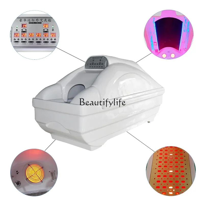 Smoke-Free Moxibustion Far Infrared Sweat Steaming Health Preservation Warehouse Graphene Energy Whole Body  Warehouse