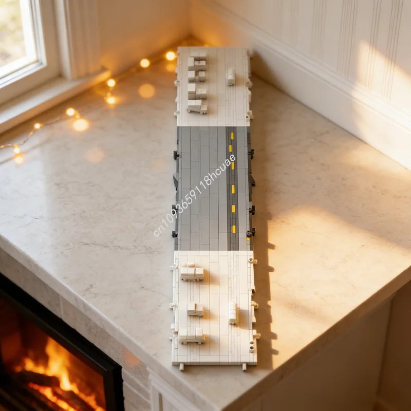 

193 детали MOC: Модульный набор для сборки городской гавани, базовые строительные блоки, конструктор, подарок на Рождество